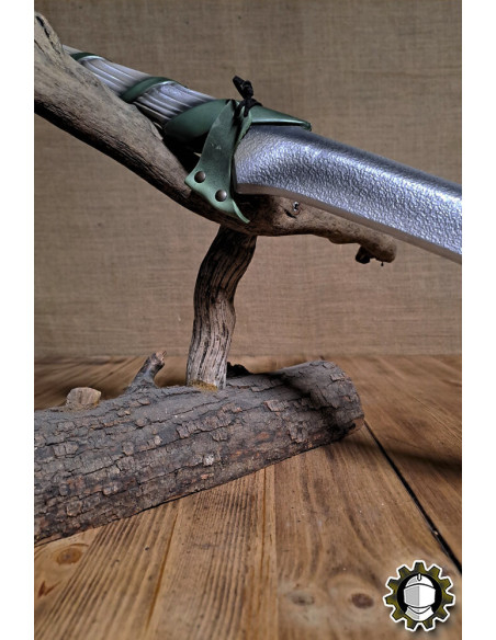 Fodero in cuoio per spade, colore verde