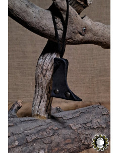 Fodero in pelle per spade, colore nero