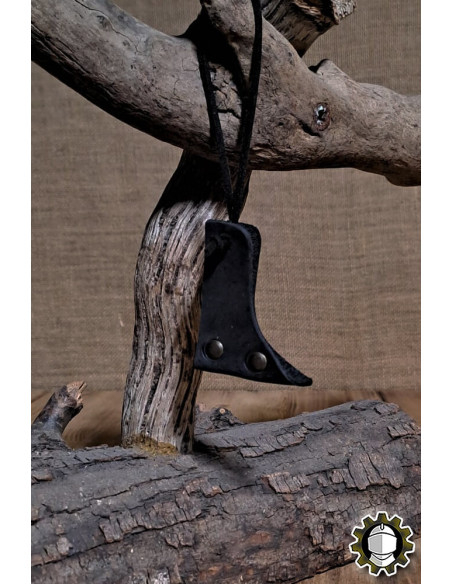 Fodero in pelle per spade, colore nero