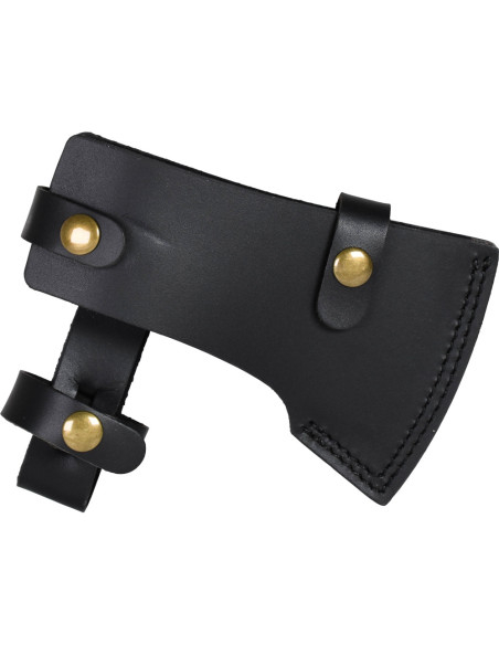 Ascia pesante con fodero in cuoio (43...