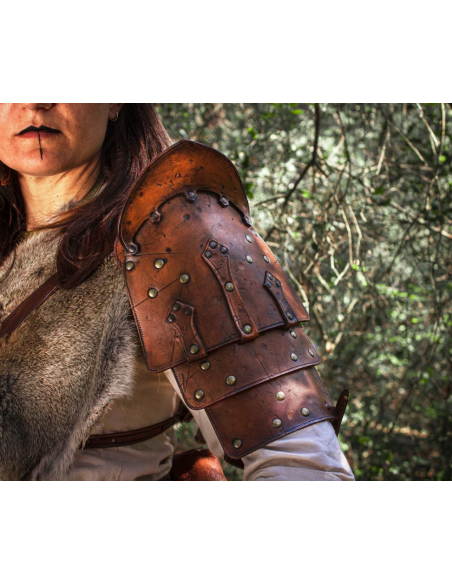 Spalliera in pelle invecchiata...