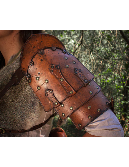 Spalliera in pelle invecchiata...