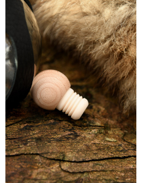 Bottiglia in vetro con collo lungo e...