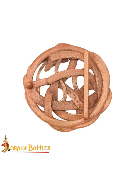 Fibbia vichinga a forma di serpente...