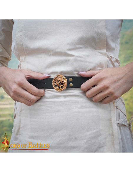 Fibbia vichinga a forma di serpente...