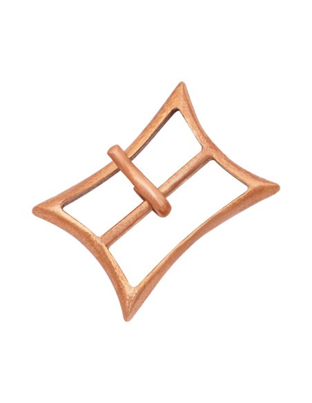 Fibbia di cintura medievale in bronzo...