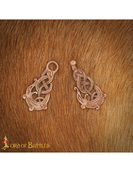 Spilla vichinga per mantelli in bronzo