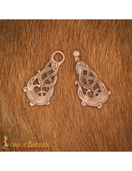 Spilla vichinga per mantelli in bronzo