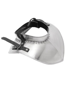 Gorgiera da cavaliere medievale, finitura lucida 2