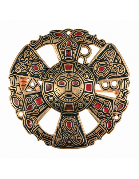 Spilla medievale in bronzo di Limons,...