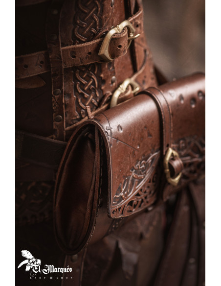 Borsa nordica in pelle Baldur