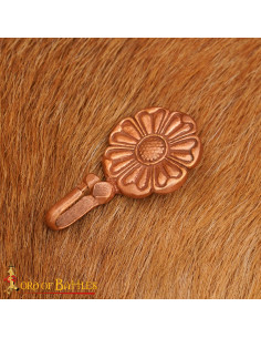Supporto appendiabiti piccolo medievale in bronzo
