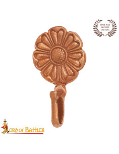Supporto appendiabiti piccolo medievale in bronzo 2