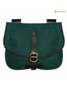 Borsa medievale per LARP in verde