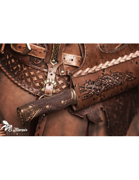 Vasca in pelle Baldur per coltelli Seax