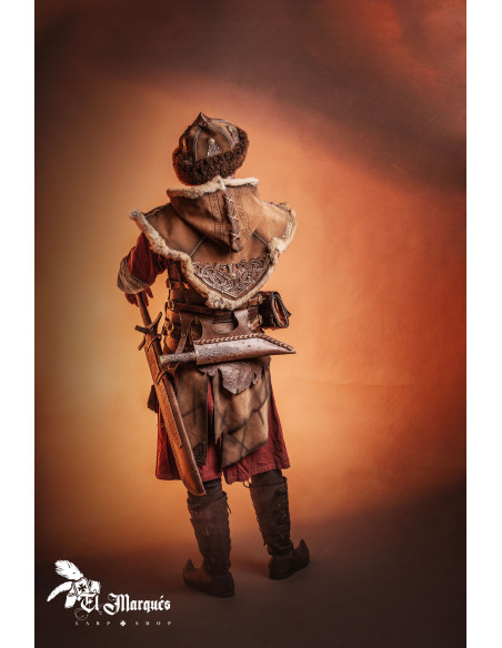 Vasca in pelle Baldur per coltelli Seax