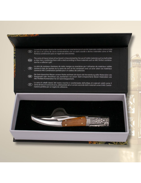 Coltello a scatto serie Ambra, manico...