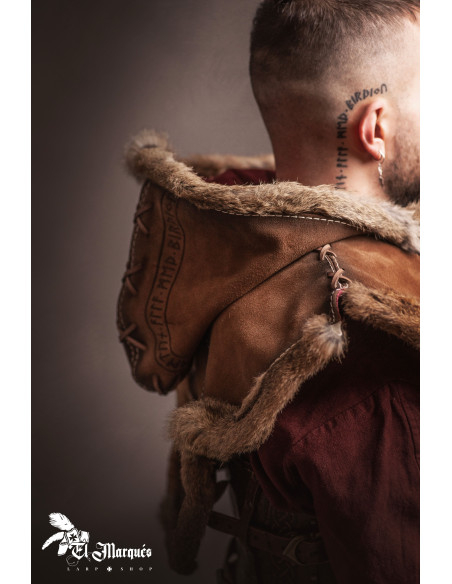 Capuccio e copri spalle vichingo Baldur