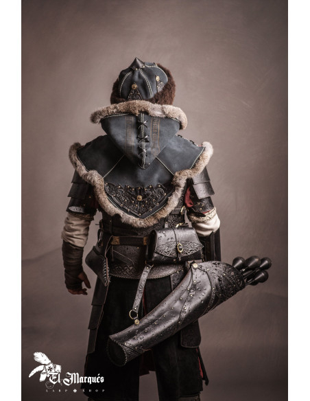 Capuccio e copri spalle vichingo Baldur