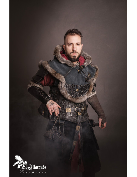 Capuccio e copri spalle vichingo Baldur