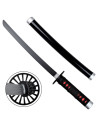 Mini Katana Tanjiro Kamado, lama in bambù