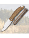 Coltello da caccia con manico in legno (19,6 cm.)