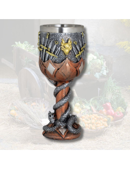 Coppa in resina Spade varie (18 cm.)