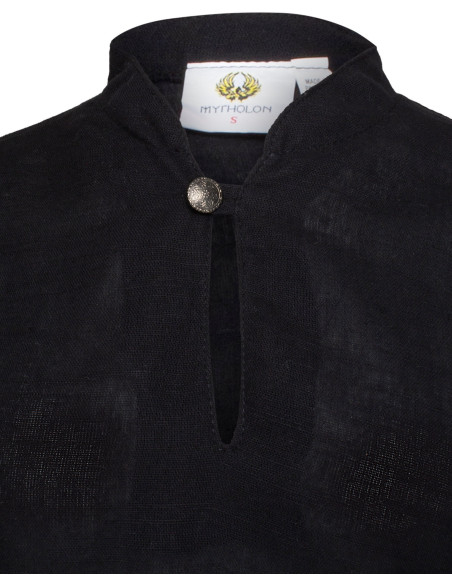 Blusa medieval in lino modello...