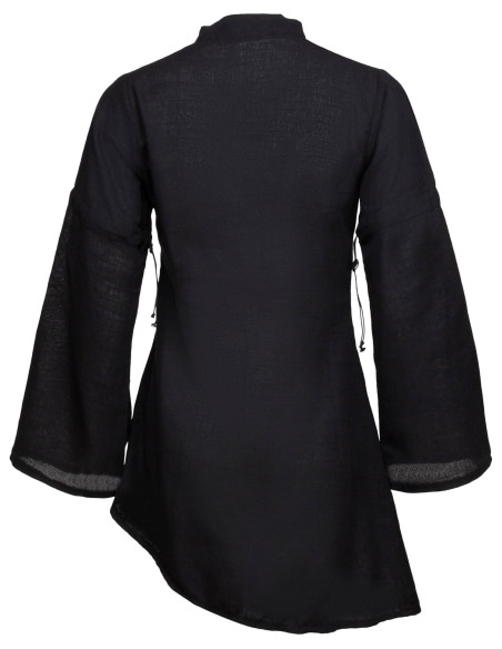 Blusa medieval in lino modello...
