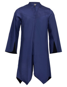 Tunika medieval in cotone modello Arantir, colore blu