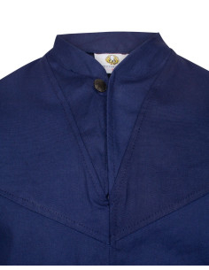 Tunika medieval in cotone modello Arantir, colore blu 2
