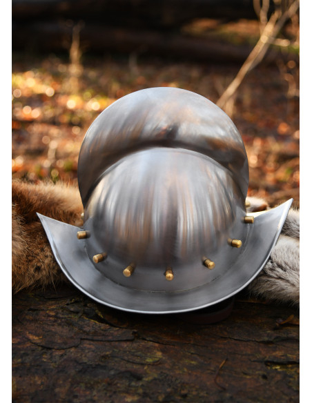 Elmo medievale tedesco Morion, XVI...