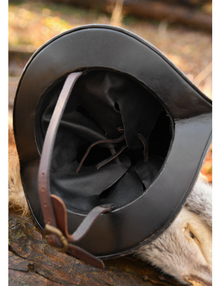 Elmo medievale tedesco Morion, XVI...