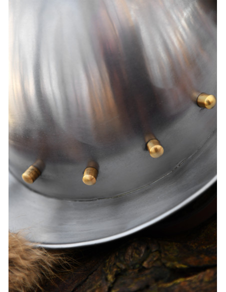 Elmo medievale tedesco Morion, XVI...