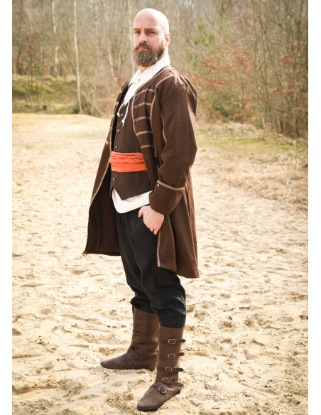 Stivali medievali alti con chiusura a...