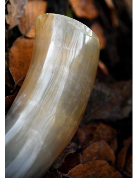 Corno vichingo con design spirale...