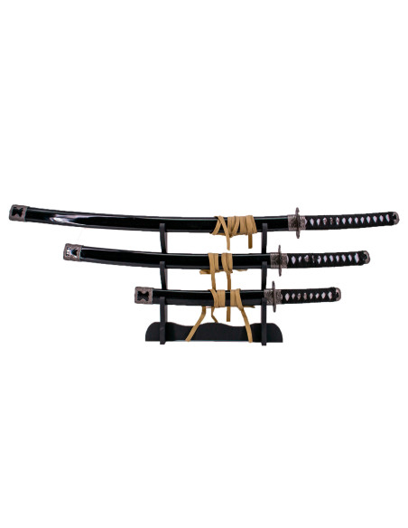 Set katana, wakizashi e tanto, La...