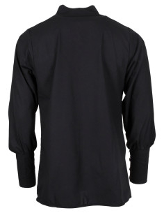 Camicia medieval in cotone modello Arantir, colore nero 2