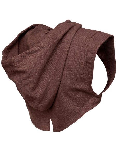 Spallaccio medievale con cappuccio...