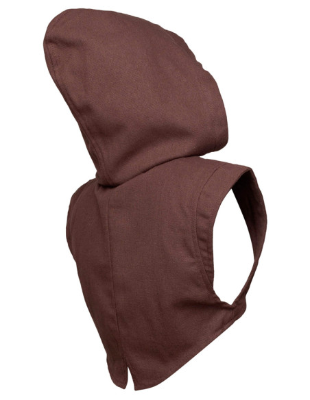 Spallaccio medievale con cappuccio...