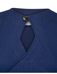 Vestito medieval in cotone modello Antaris, colore blu 2