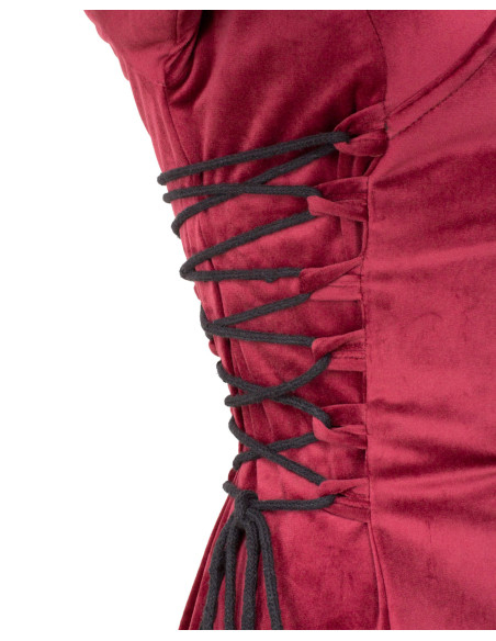 Vestito medieval in velluto modello...