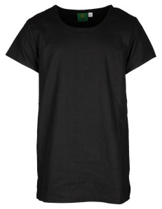 Tunica medieval base in cotone, colore nero
