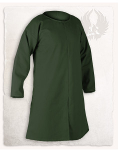 Tunica medieval in cotone modello Gadaric, colore verde