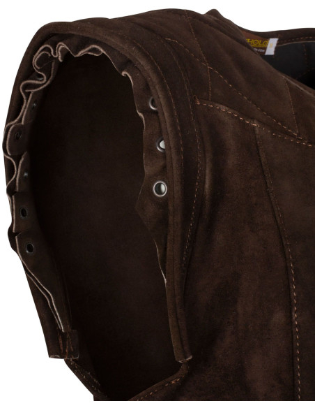 Gilet medievale lungo in scamosciato...