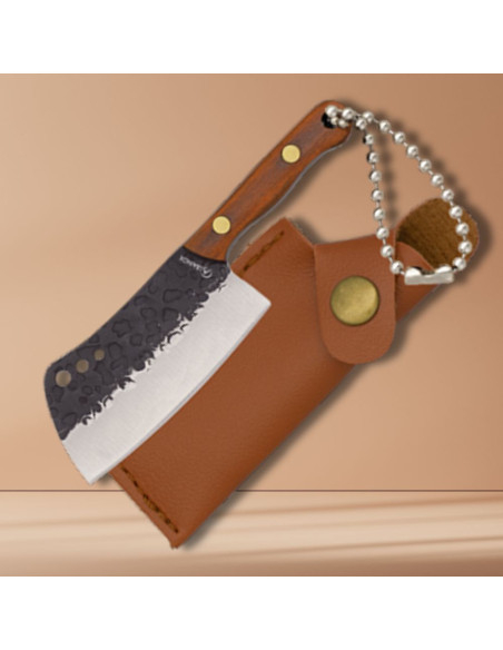 Coltello portachiavi con fodero e...