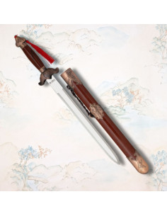 Daga cinese decorativa modello Yin Yang