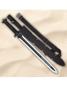 Spada medievale decorativa con fodero (76,50 cm.)