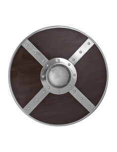 Scudo vichingo in legno, 56 cm.