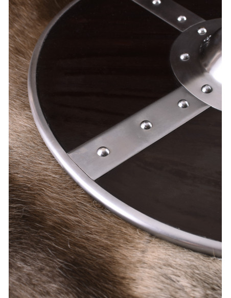 Scudo vichingo in legno, 56 cm.